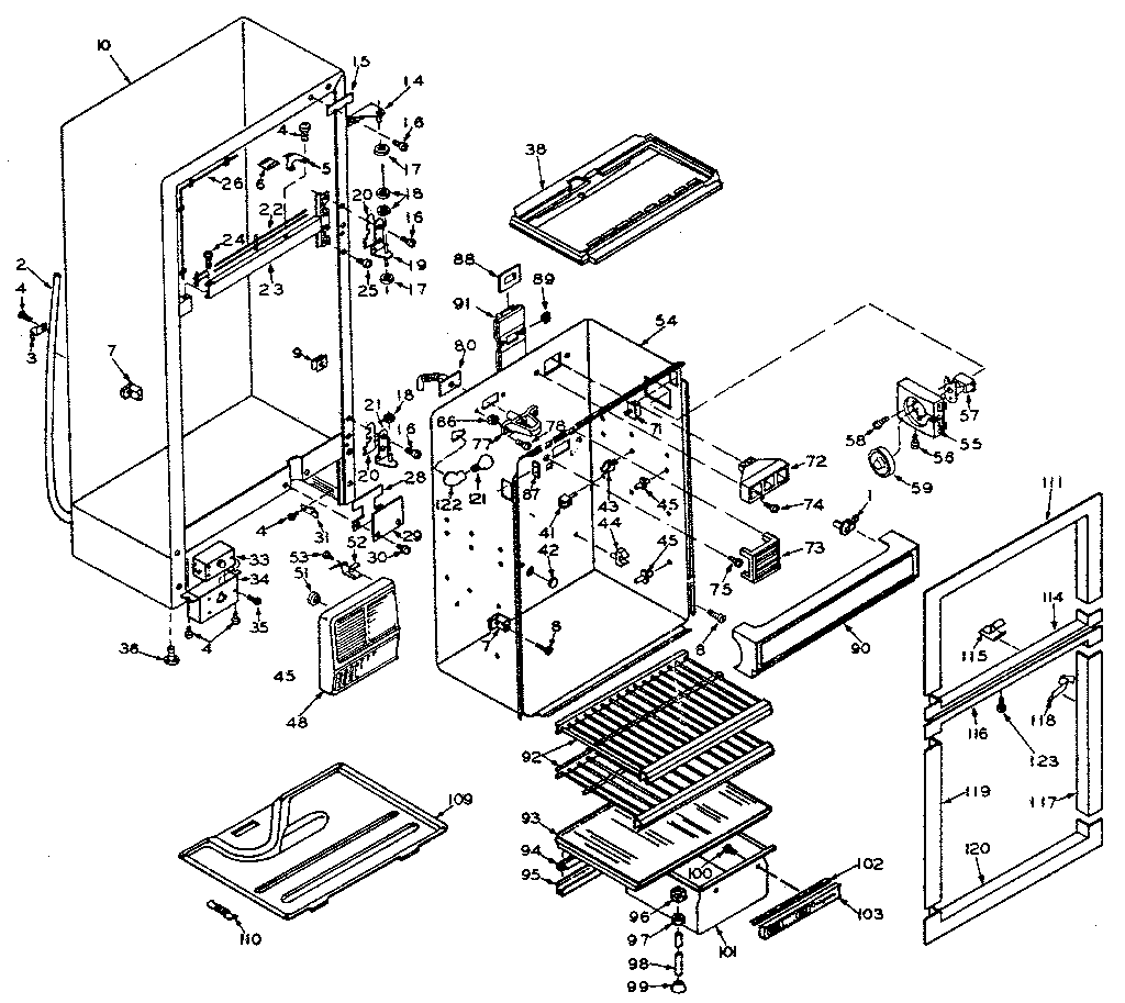 Cabinet parts