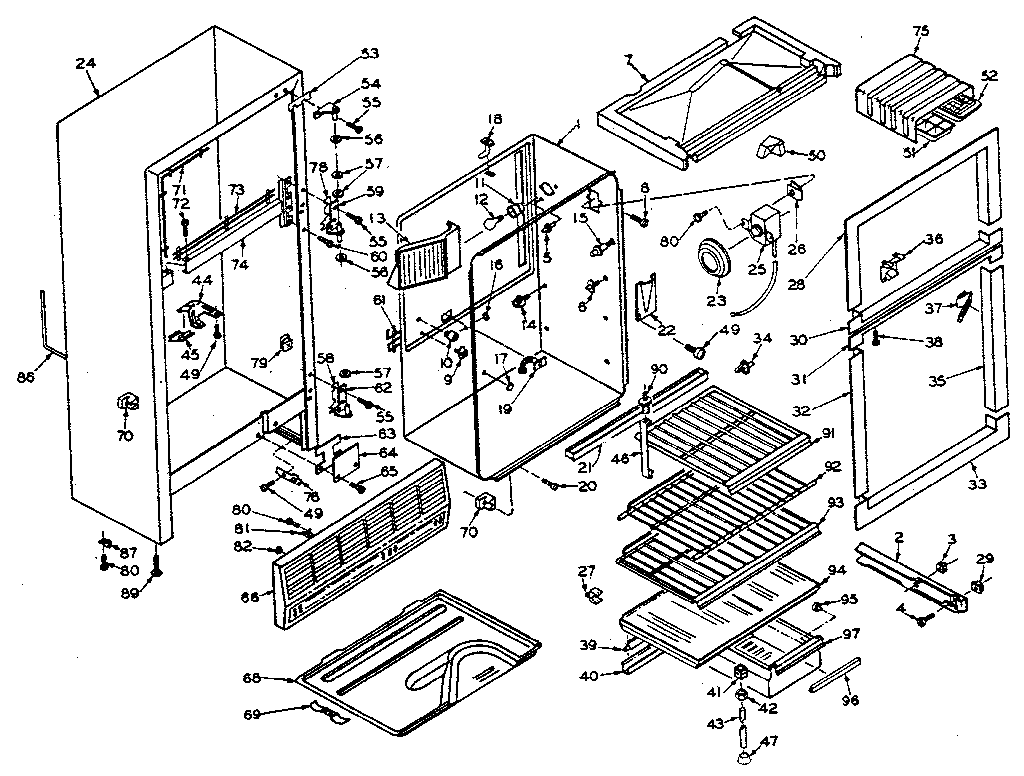 Cabinet parts