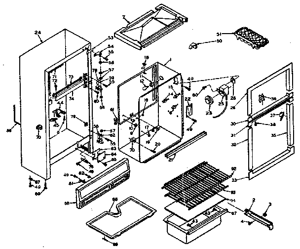 Cabinet parts