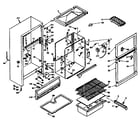 Kenmore 106W14BA1 cabinet parts diagram