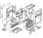 Kenmore 106W14BIML cabinet parts diagram