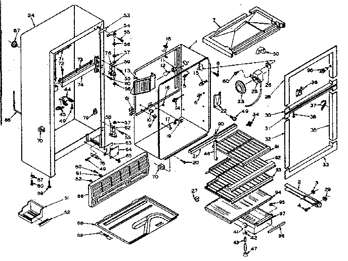 Cabinet parts