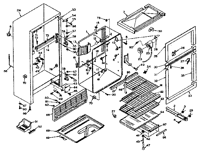 Cabinet parts
