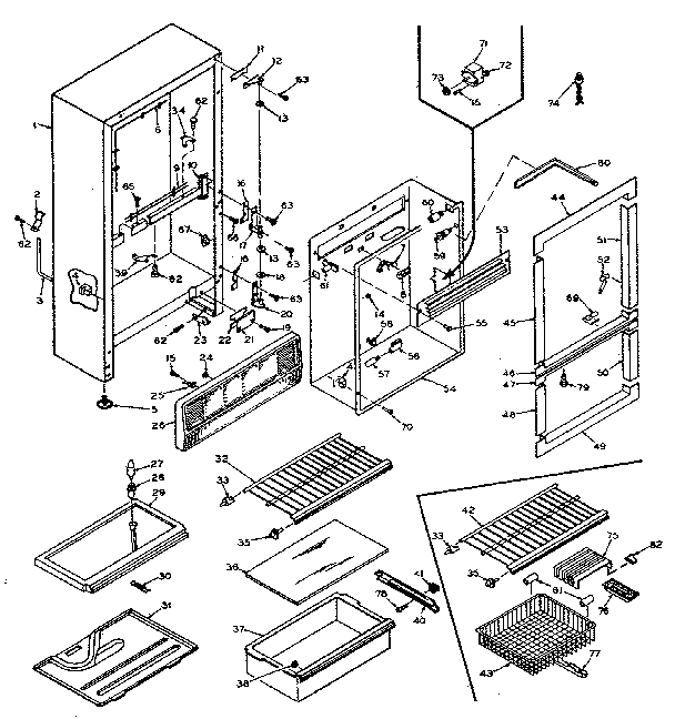 Cabinet parts