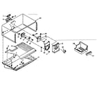 Kenmore 106W14EIM freezer section parts diagram