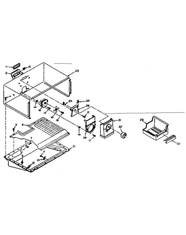 Freezer section parts