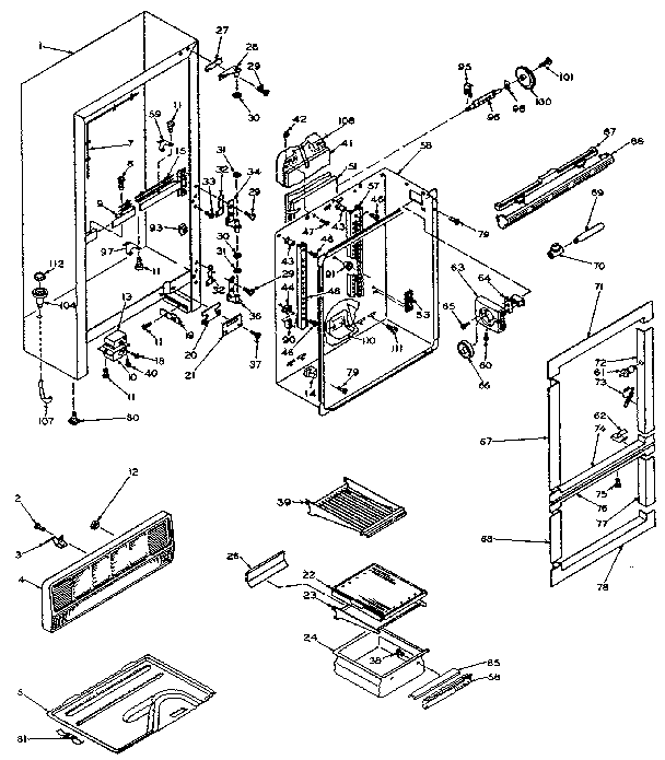 Cabinet parts