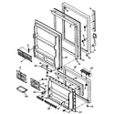 Kenmore 106W14F door parts diagram
