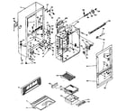 Kenmore 106W14F1 cabinet parts diagram