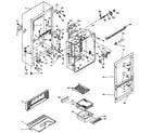 Kenmore 106W14FIM cabinet parts diagram