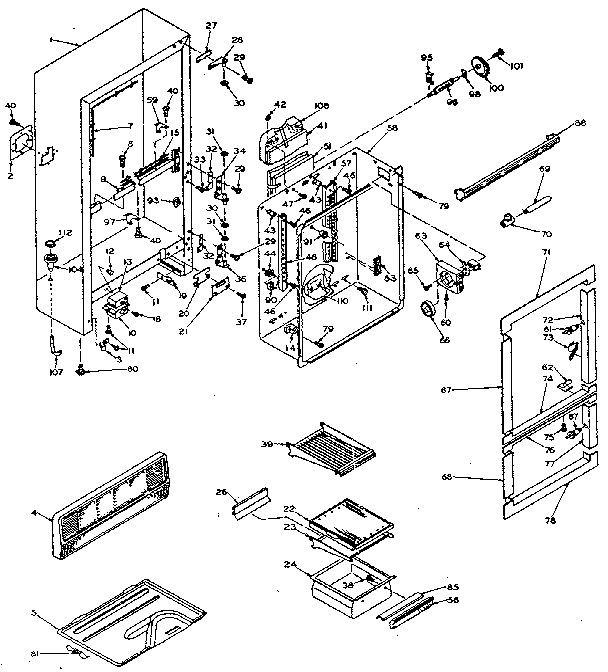 Cabinet parts