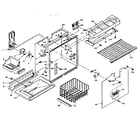 Kenmore 106W14FIM freezer section parts diagram