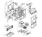 Kenmore 106W14GL cabinet parts diagram