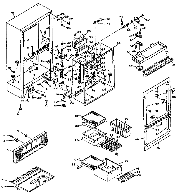 Cabinet parts