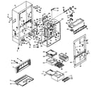 Kenmore 106W14GIM cabinet parts diagram