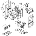 Kenmore 106W14GIM5 cabinet parts diagram