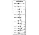 Sears 69660026 fastener combinations diagram