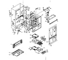 Kenmore 106W14GIM1 cabinet parts diagram
