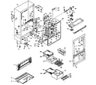 Kenmore 106W14G2 cabinet parts diagram