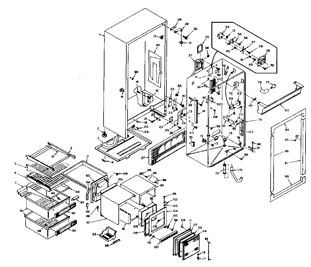 Cabinet parts