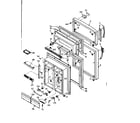Kenmore 106W16EIML5 door parts diagram