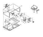 Kenmore 106W16EIM freezer section parts diagram