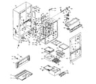 Kenmore 106W16GL5 cabinet parts diagram