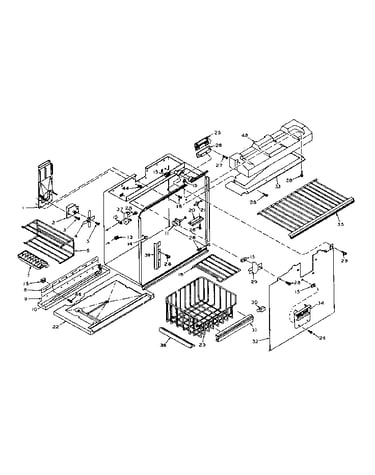 Freezer section parts