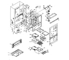 Kenmore 106W16G1 cabinet parts diagram