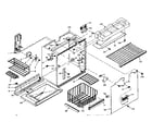 Kenmore 106W16GL1 freezer section parts diagram