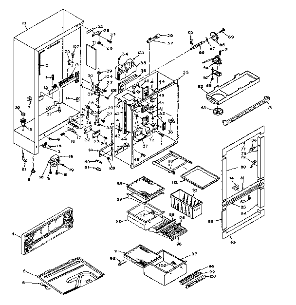 Cabinet parts