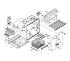 Kenmore 106W16G3 freezer section parts diagram