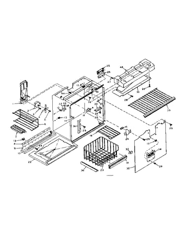 Freezer section parts