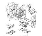 Kenmore 106W16GIML cabinet parts diagram