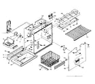 Kenmore 106W16GIM freezer section parts diagram