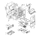 Kenmore 106W18GL5 cabinet parts diagram