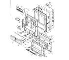 Kenmore 106W18G door parts diagram