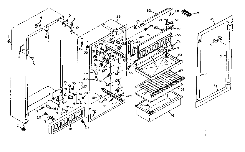 Cabinet parts