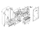 Kenmore 106T11AL1 cabinet parts diagram