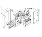 Kenmore 106T11AX cabinet parts diagram