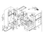 Kenmore 106T12DL cabinet parts diagram