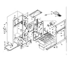 Kenmore 106T12D1 cabinet parts diagram