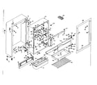 Kenmore 106T13A cabinet parts diagram