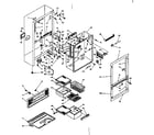 Kenmore 106T13GIM1 cabinet parts diagram