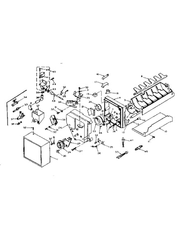 Automatic ice maker parts