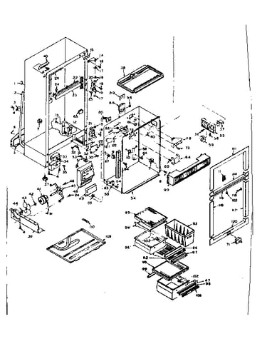 Refrigerator cabinet