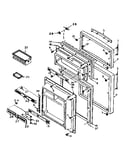 Refrigerator door parts