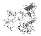 Kenmore 106U16E1 refrigerator unit parts diagram