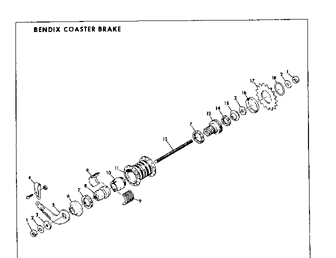 Bendix coaster brake