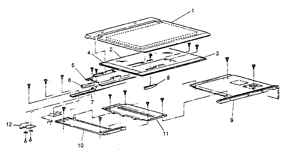 Platen section